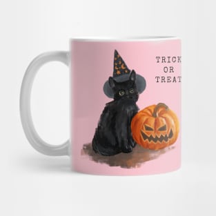 trick or treat cat Mug